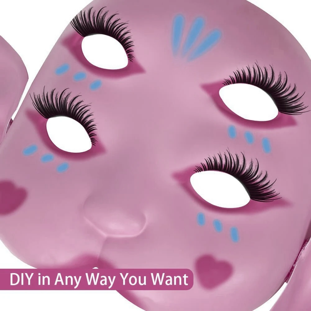 2 Pcs 3D Printed Crying Baby Mask Latex Party AccessoriesJAS