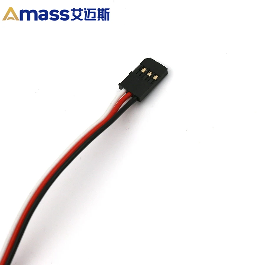 Amass 10pcs Futaba Extension Cables with Anti-loose Snap, 22awg Merge Cables, 15/30/45/60/90cm