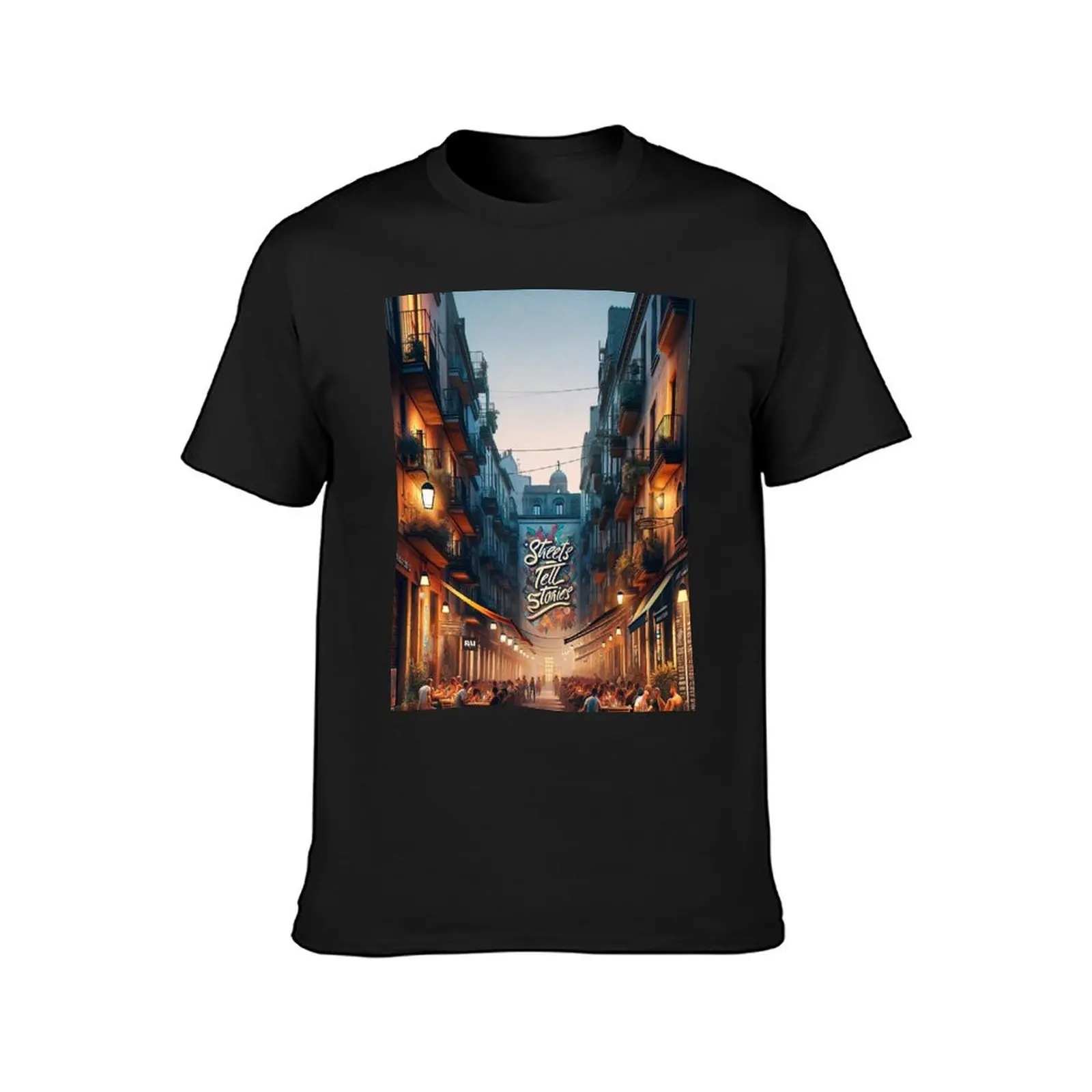 Urban Exploration: Streets Tell Stories T-Shirt blacks plus sizes vintage clothes t shirts men