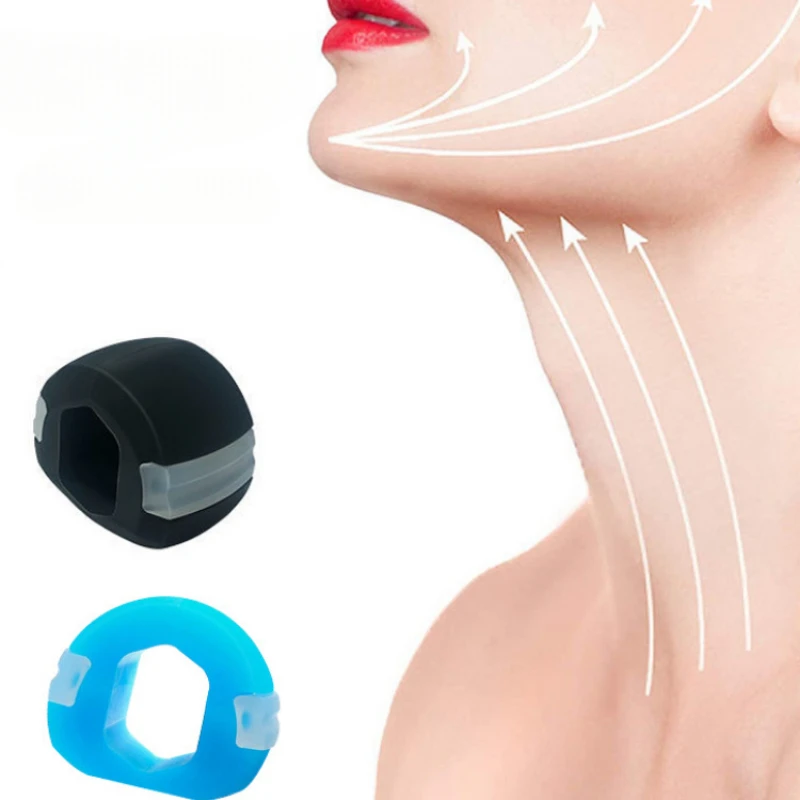 Jawline Training Thin Face Fitness Ball Facial Muscle Activate Exercise Mouth Masseter Jaw Chin Slimming Mandibular Lift Tools