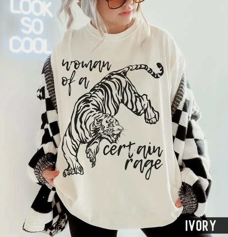 Comfort Colors 'Woman of A Certain Rage' Shirt : Tiger Resistance Tee