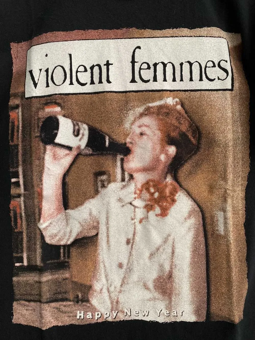 Violent Femmes Happy New Year Shirt Short Sleeve Black Unisex S-2345XL KY133