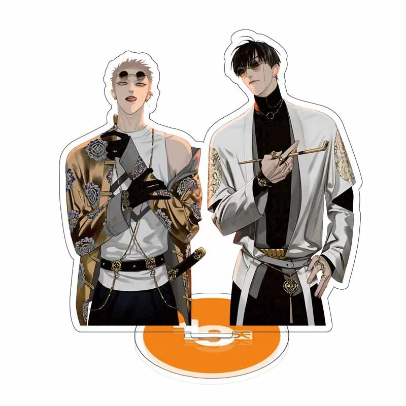 Anime 19 Days Acrylic Stand Figure Model Plate Desk Keychain Old Xian Mo Guanshan He Tian Jian Yi Manga Cosplay Women Men Gifts