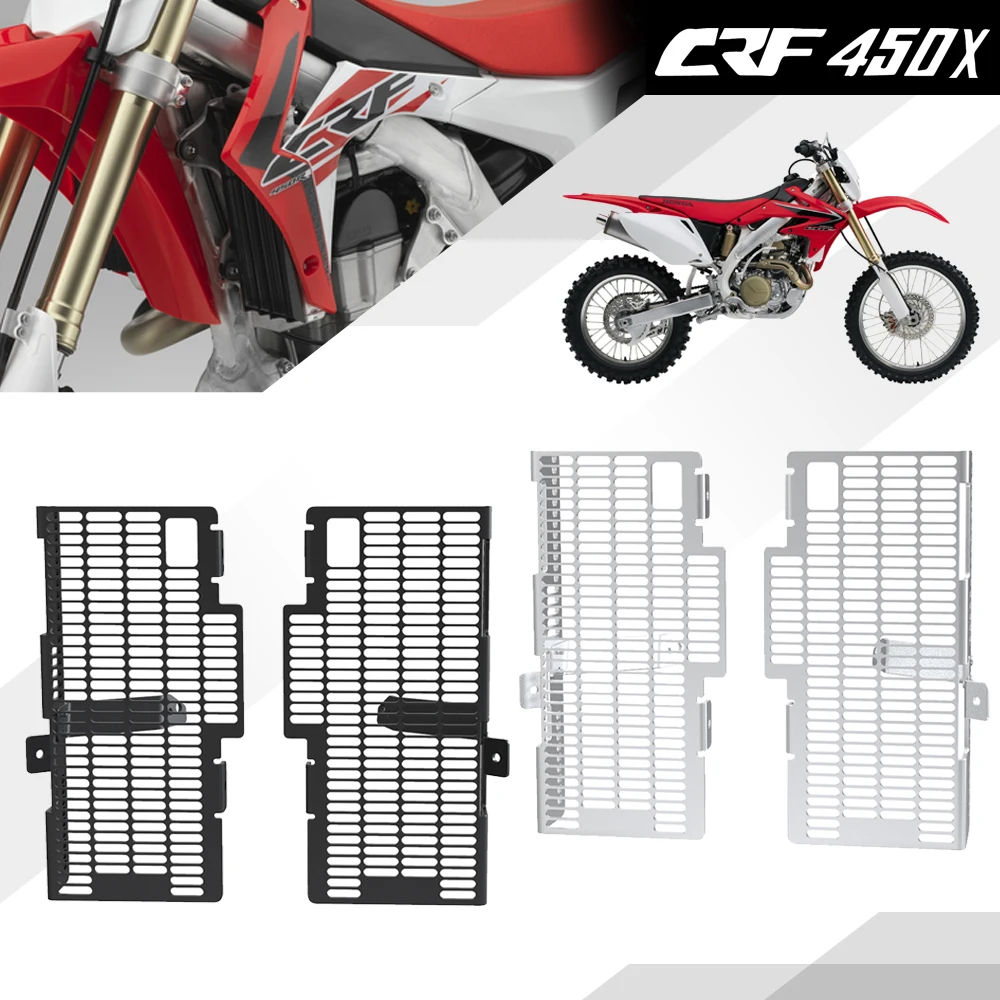 

Motorcycle Radiator Grille Guard Grill Protection Cover Protector FOR HONDA CRF450X CRF 450X 450 X 2005-2012 2013 2014 2015 2016