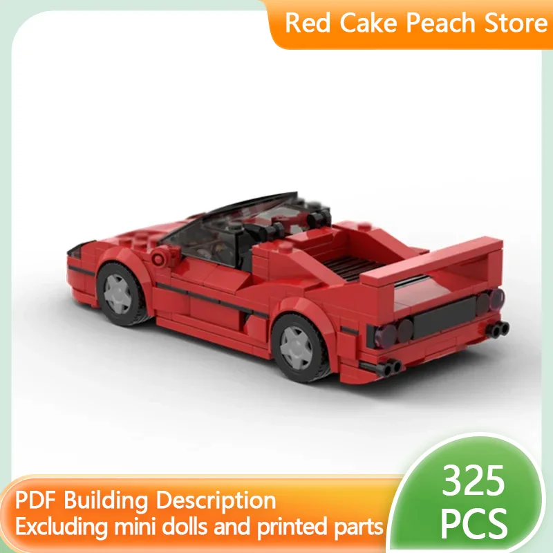 

Speed Champion Model MOC Building Bricks F50 Top Tier Sports Car Modular Technology Assemble Children Suit Toys Gifts Holiday