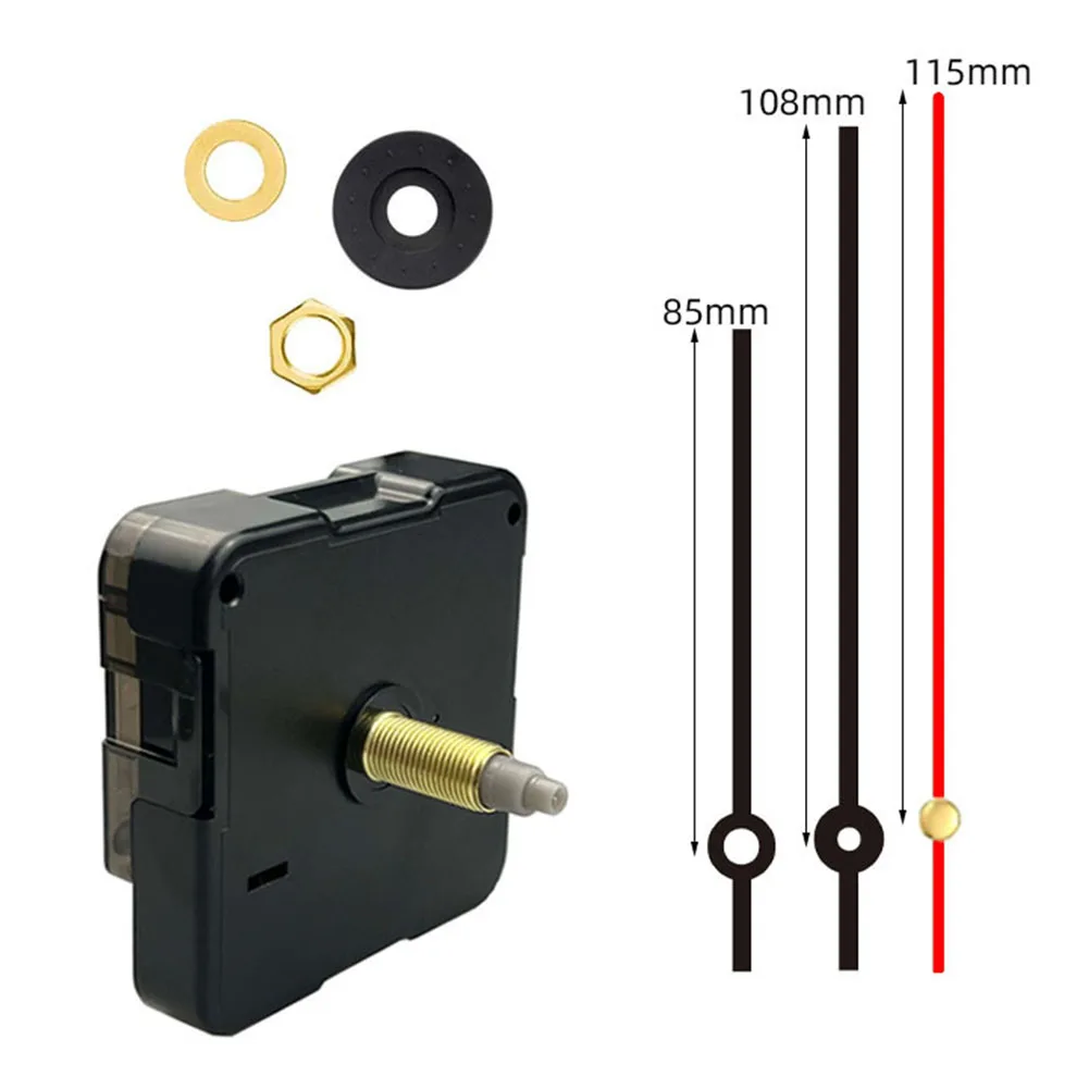 Accurate Clock Mechanism DIY Clock Parts Kit Creative Craft Projects Runs On AA Battery Silent And Accurate Timekeeping