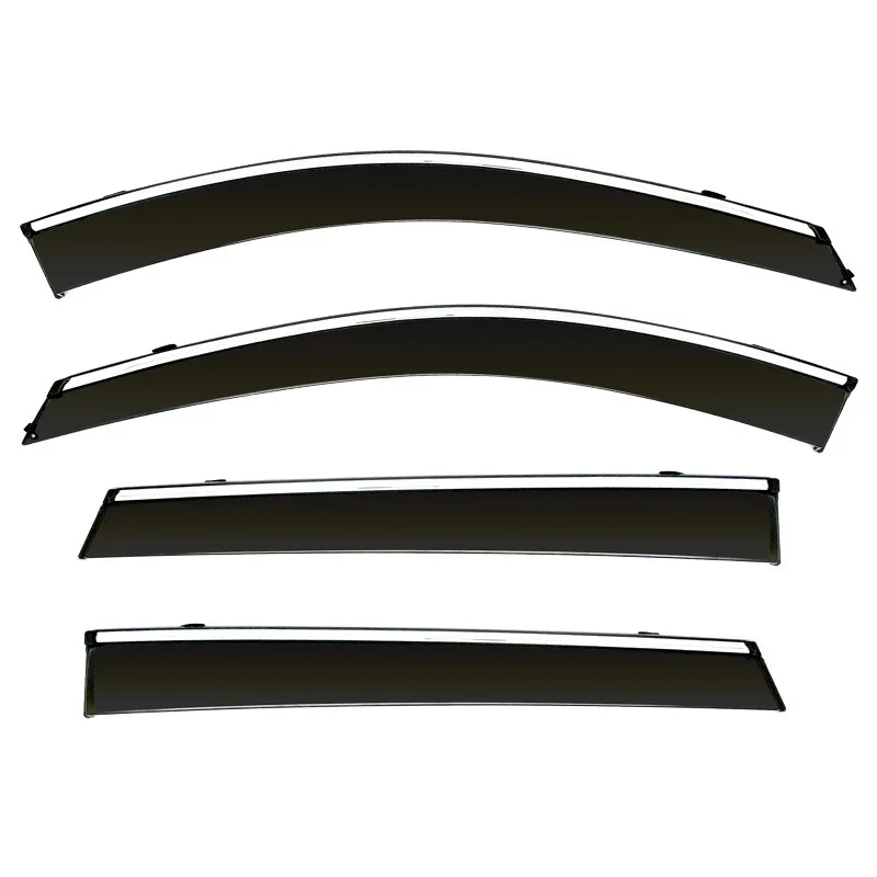 For Leopaard CS10 2014-2020 Accessories Window Visor Rain Or Shine Side Window Deflector Visor Shades Ventvisor Strip