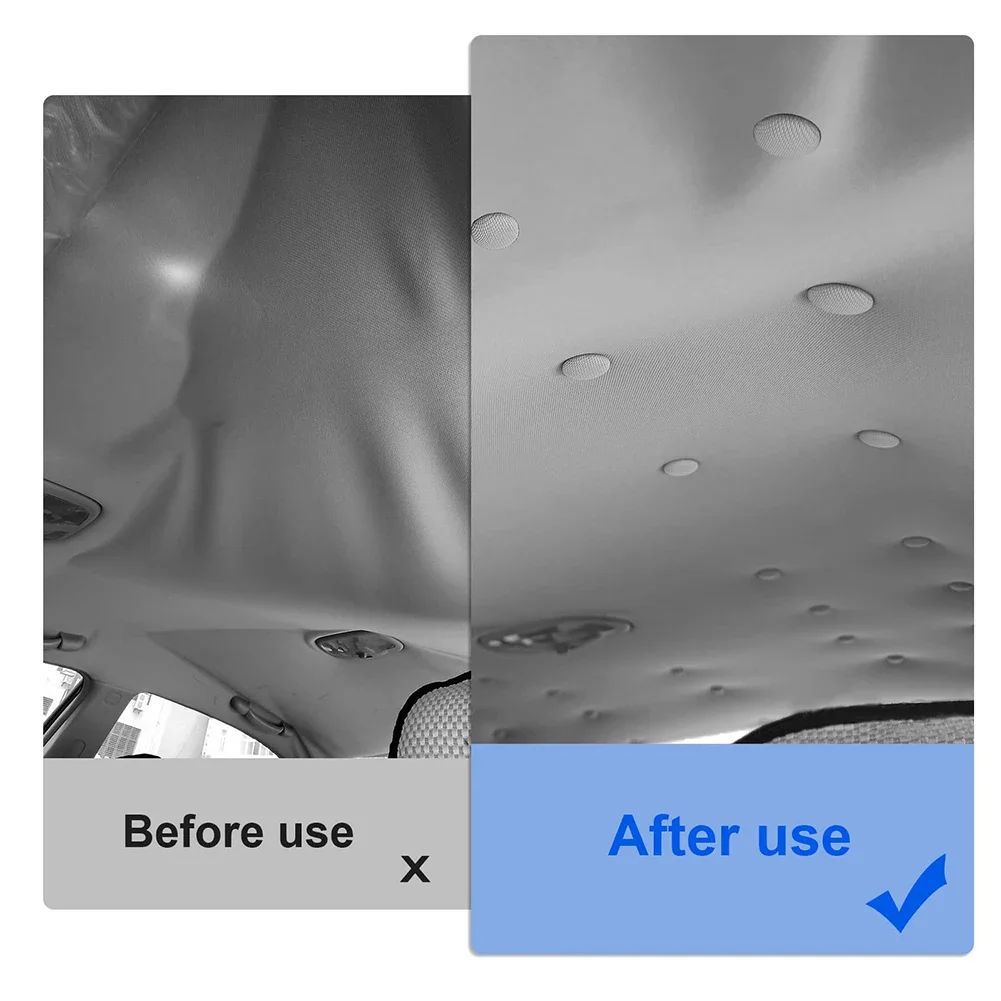 

Набор кнопок-заклепок 65 шт. для ремонта тканевых обивок автомобиля, серый, с винтами и фиксаторами