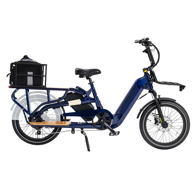 STLF 2025 المصنع المباشر OEM البضائع Ebike بالجملة سبيكة دراجات البضائع الكهربائية دراجة عجلتين الأسرة البضائع Ebike