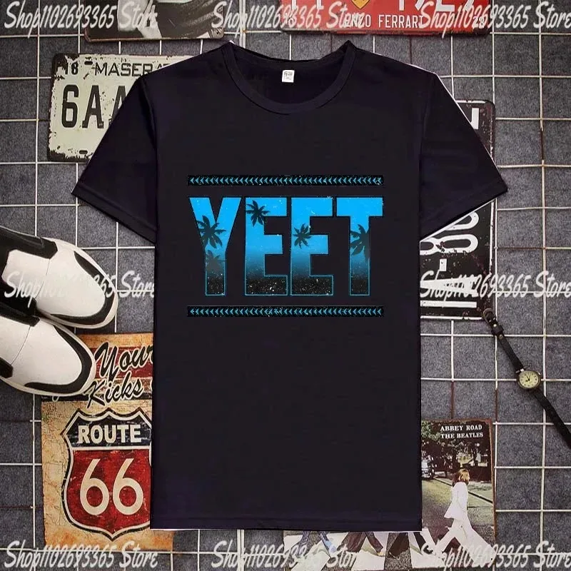 Retro Jey Uso Yeet T Shirt Mens Funny Quotes Wresting Lovers Graphic Summer Casual CottonT-shirt Soft Unisex O-neck Tee Tops