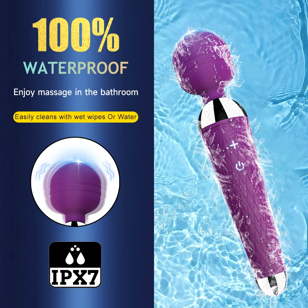 10 Speeds Powerful AV Magic Wand Clitoris Sex Toys for Women G spot Vibrator Massager Adult Sex Product image 6