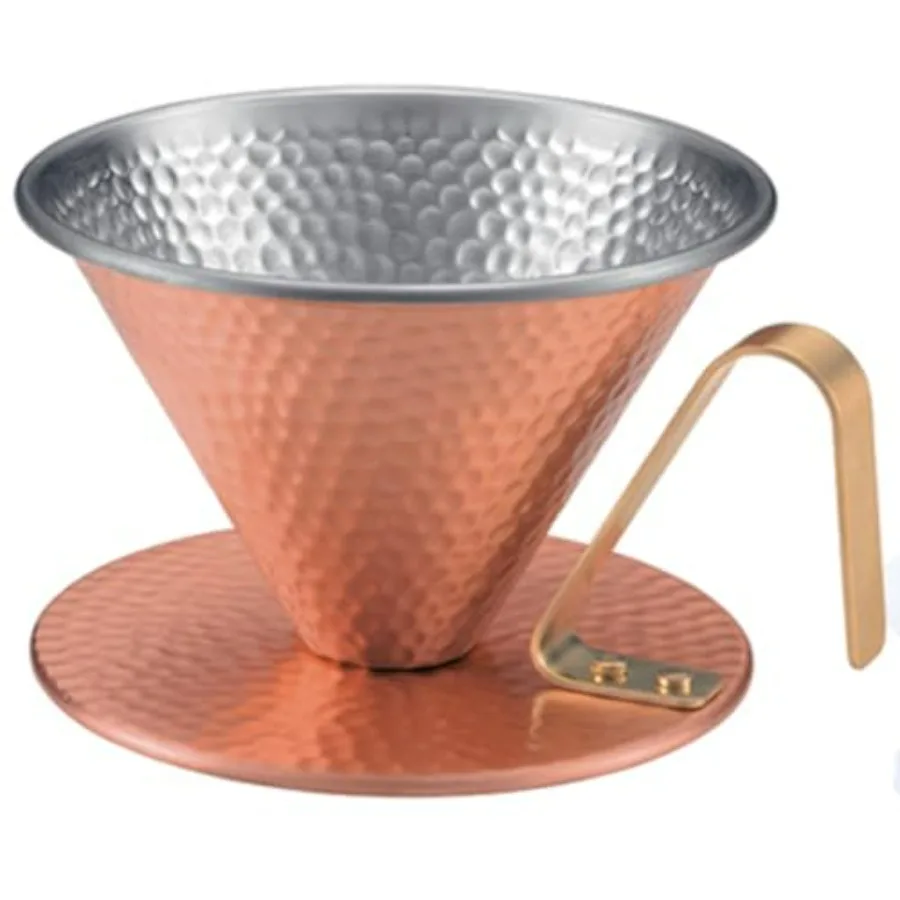 

Tanabe Hardware 4086 Pure Copper Coffee Dripper Hammered