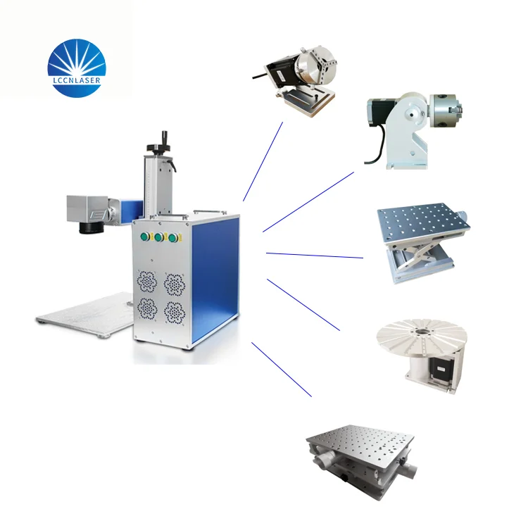

Fiber Laser Jpt 60W Laser Marking Machine Engrave Metal