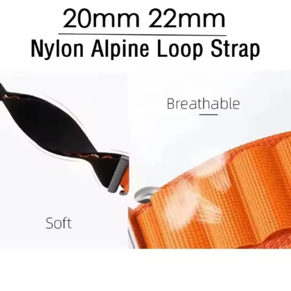 20mm 22mm Alpine Nylon Strap for Redmi Watch 5 Active/Lite Comfortable Bracelet for Amazfit Active 3-2/Max/Balance 3 2/Bip 6-Max