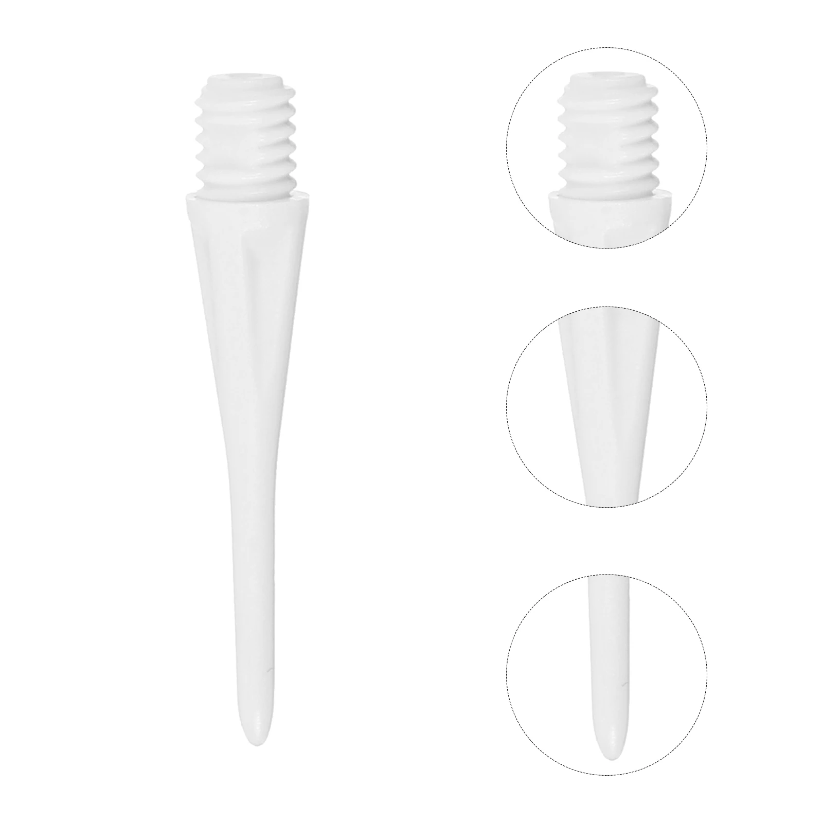 

50pcs Dart Head Accessories Soft Replacement Points Wear Resistant Needles Portable Sports Tips Durable Creative Practical