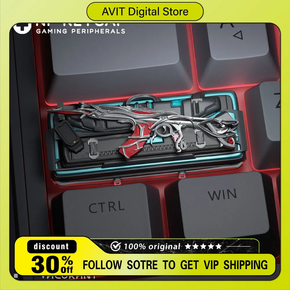 

VALORANT Keyboard Gaia's Vengeance Keycap for DIY Backlit Keycaps for Pc Gaming Classic Key Caps Suit Anime Personalized Gifts