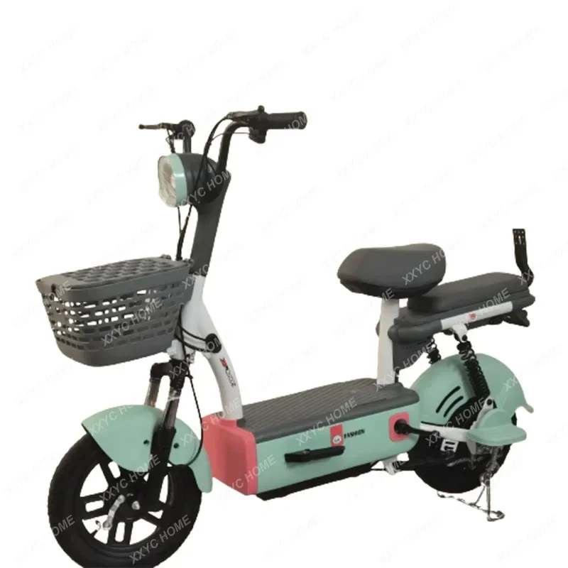 

Battery Car Electric Car Two-Wheel Electric Bike Double Women's Help Leisure Scooter