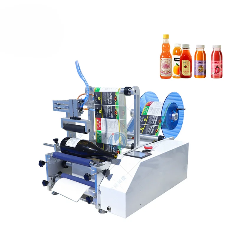 

Factory Professional Big Machine Semi Automatic Round Bottle Labeling Machine Round Bottle Label Applicator