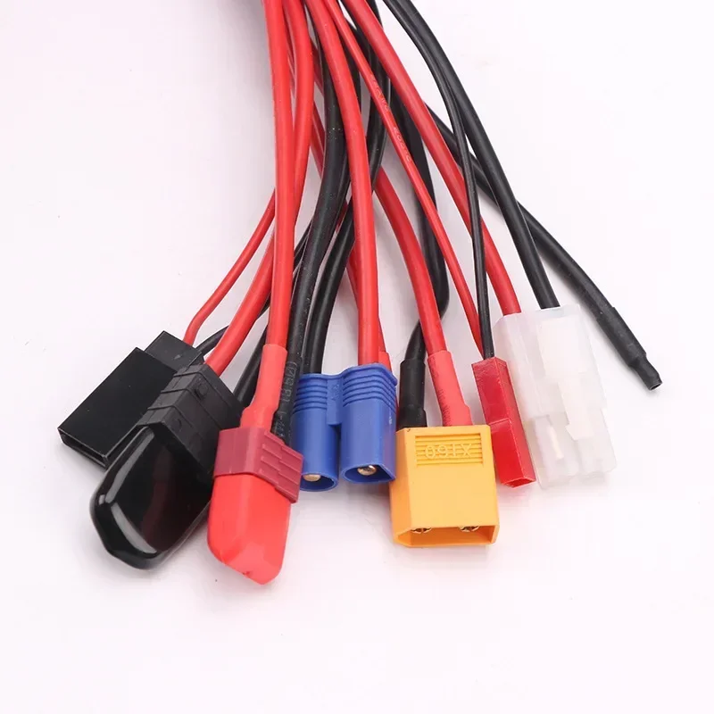 One to eight multifunctional combination cable high-temperature silicone wire plug  eight charging wire harness sleevesAAA