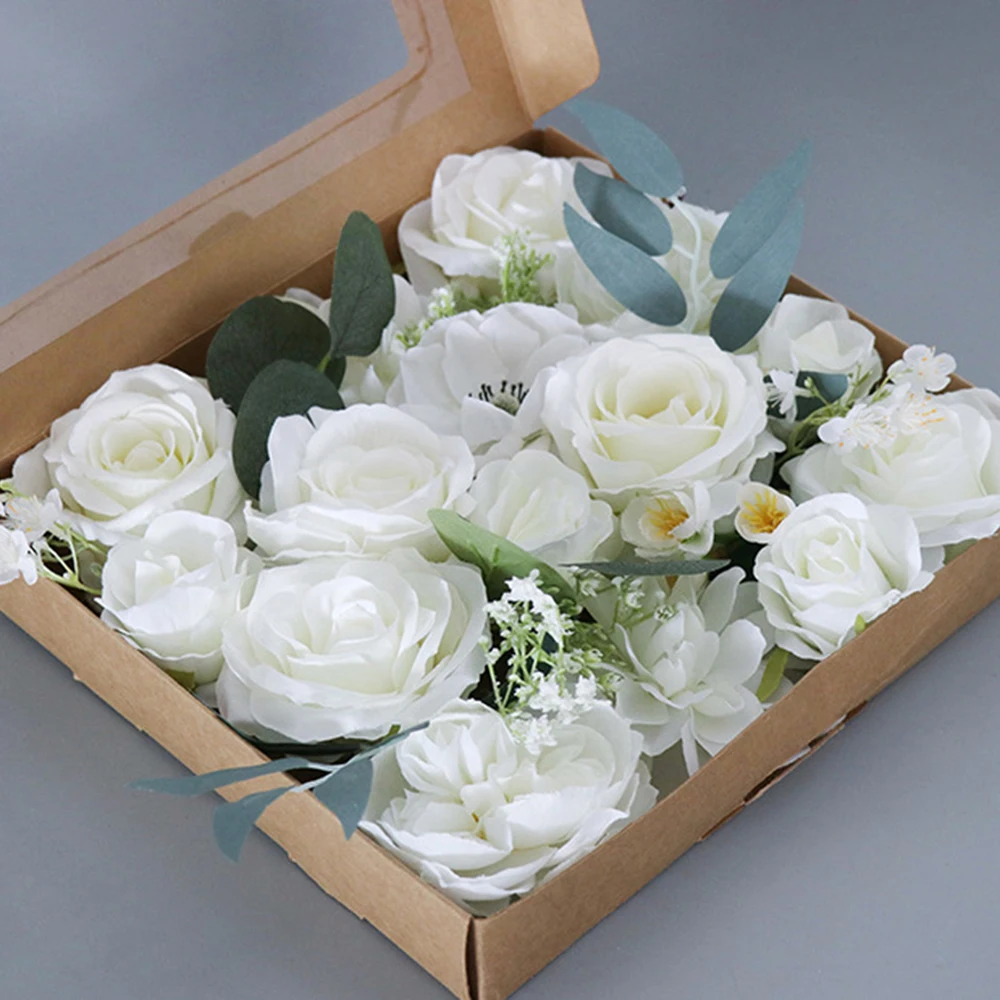 Simulated Silk Flower Box, Wedding Proposal, Birthday Gift Box, Home Decoration Bouquet