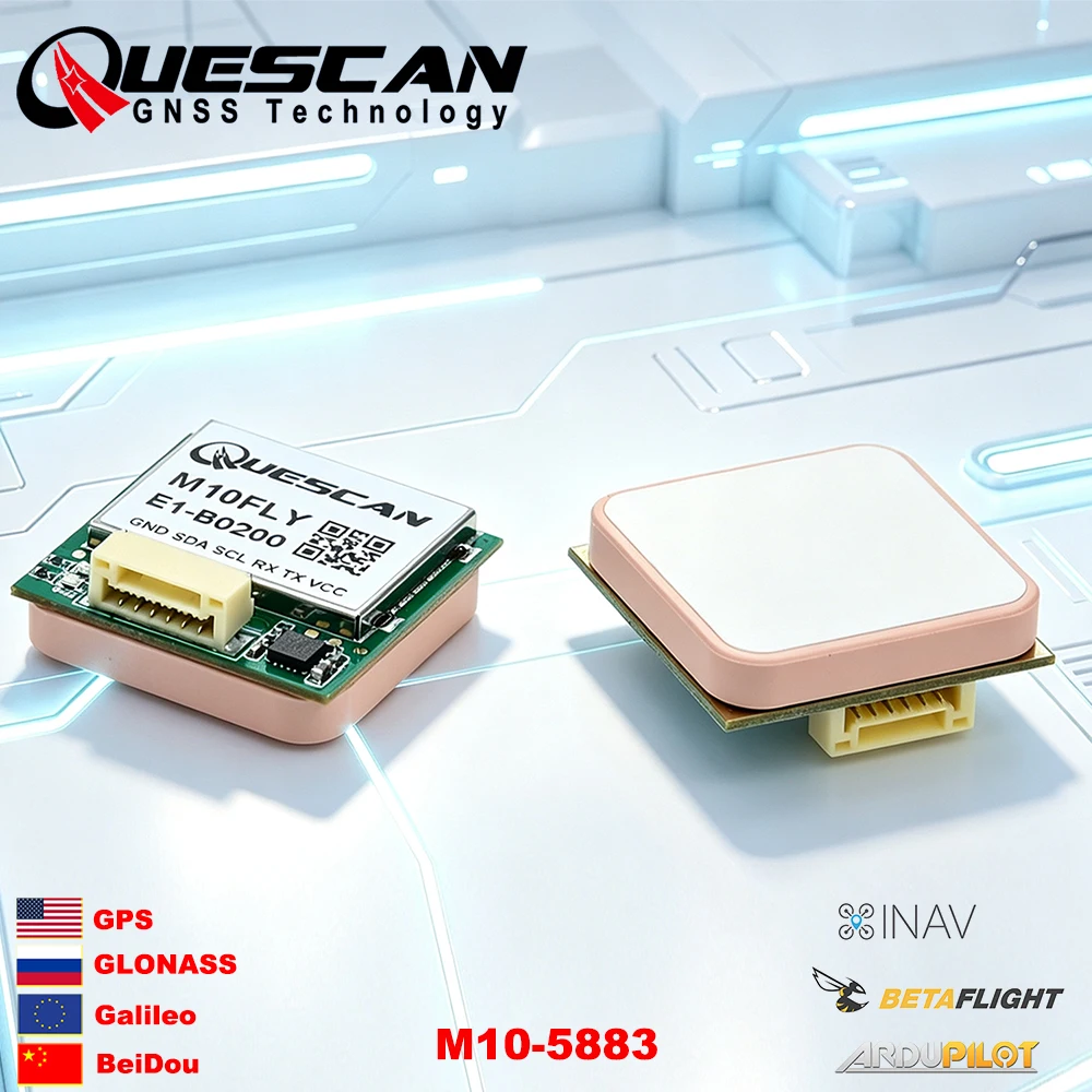 Drone Gps Module - Модуль GPS GNSS QUESCAN 10Hz M10FLY
