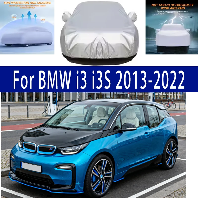 

For BMW i3 i3S 2013-2022 Outdoor Protection Full Car Covers Snow Cover Sunshade Waterproof Dustproof Exterior Car accessories