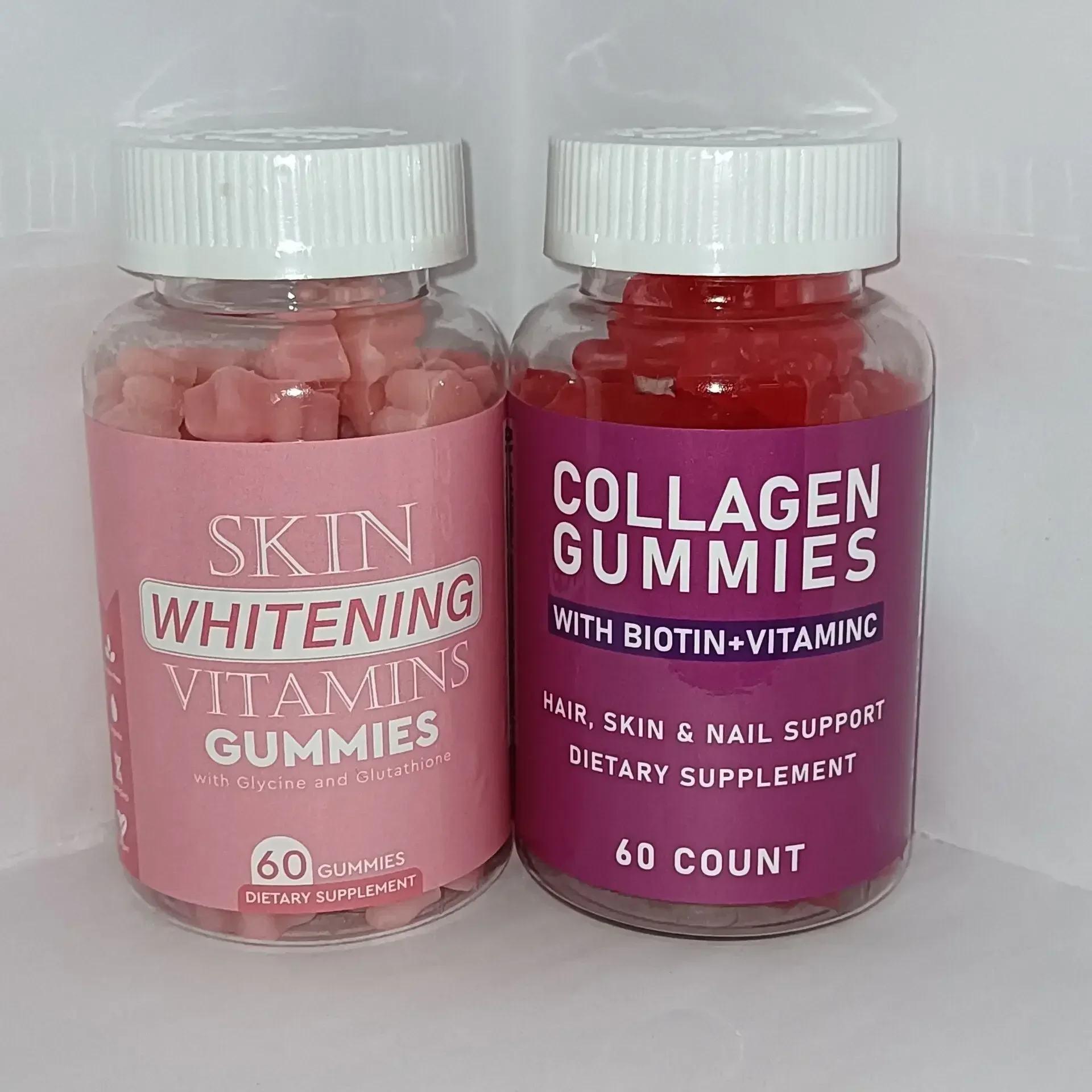 

2 Bottles Collagen Soft Candy+Skin Soft Candy Glutathione Health Food