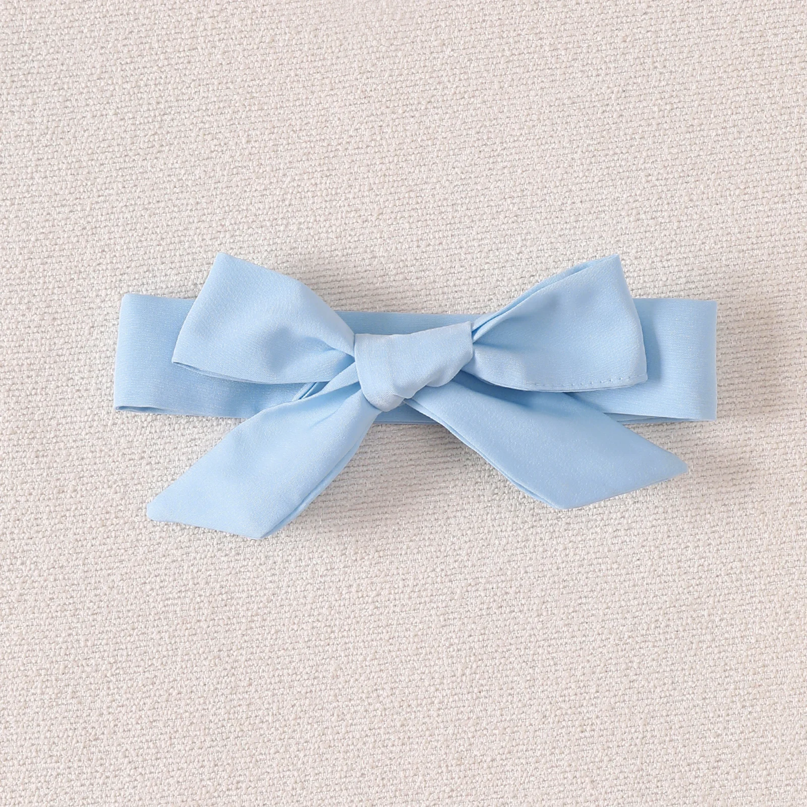 2-teiliges Set: Einfarbiges Kleid mit Rüschen und Trägern für Babymädchen + Stirnband, geeignet für Babys von 0 bis 3 Jahren, Sommerkleid für Geburtstagsfeiern, Prinzessinnenkleid. – Detail 4