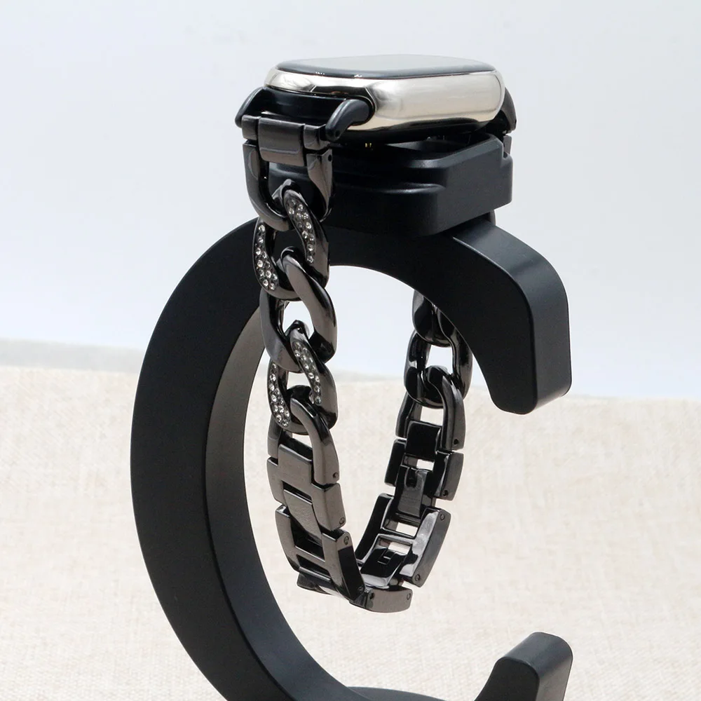 Bling Chain Strap for Xiaomi Smart Band 9/ Mi Band 8 Bracelet Wristband for Women Watchband Adjustable Armband Replacement