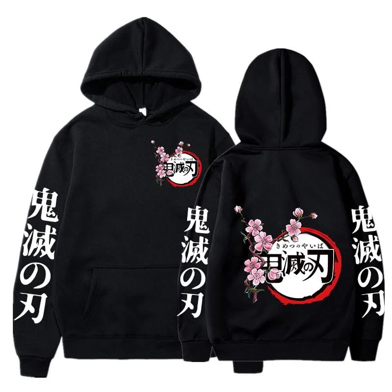 

Anime Hoodie Sweater Demon Killer Kimetsu No Yaiba Nezuko Autumn and Winter New Streetwear Men's and Women's Hoodies