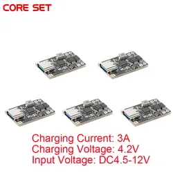 DC 4.5 - 12V Lithium Battery Charging Module 5V3A Step - Down Power Supply Charging Module Lithium - Ion Battery Charging Board