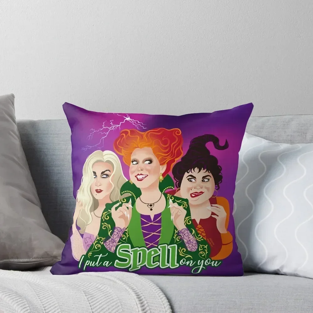 

Spell Throw Pillow Luxury Cushion Cover Plaid Sofa Covers For Sofas Pillow Decor pillow