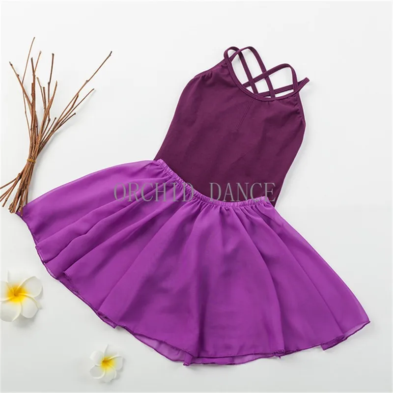 Conjunto de ropa de Ballet para niñas y niños, vestido de baile, barato