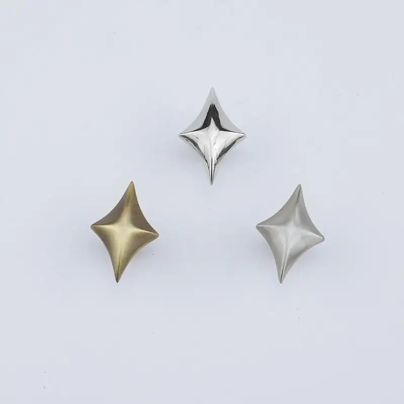 Vierpunkt-Stern-Schrankknöpfe, Premium-Qualität, Zinklegierung, minimalistische Griffe für Küchenschrank, Schublade, Kleiderschrank, Möbelrenovierung – Detail 7