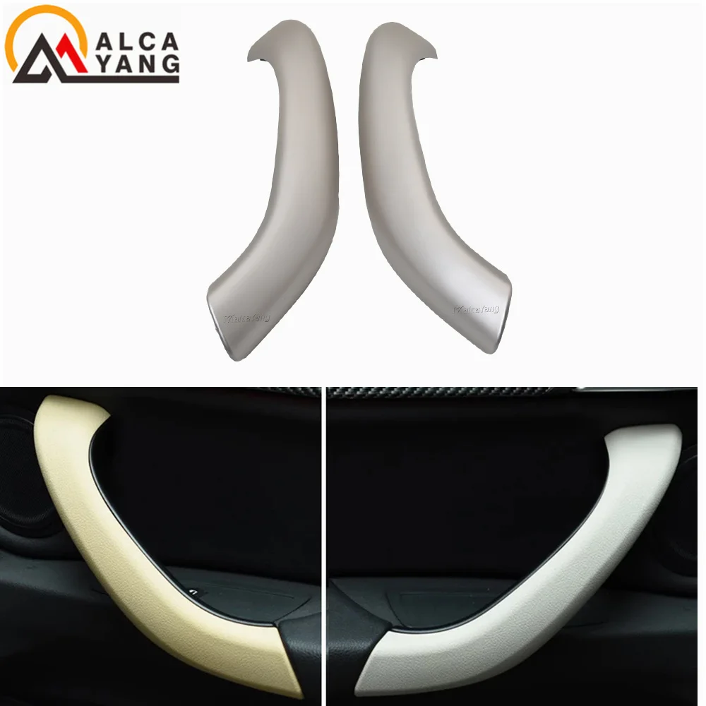 Car Left Right Interior Door Pull Handle Outer Cover Trim Replacement For BMW X1 F48 F49 2016-2019 X2 F39 2017-2020 Black Beige