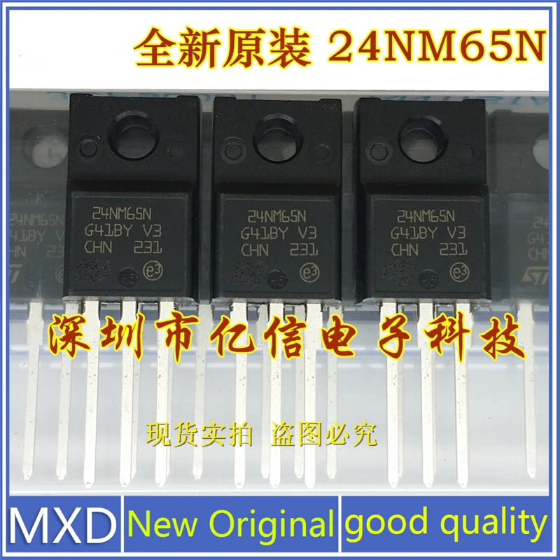 5Pcs/Lot New Original 24NM65N STF24NM65N Imported Field Effect Tube one-stop Good Quality In Stock