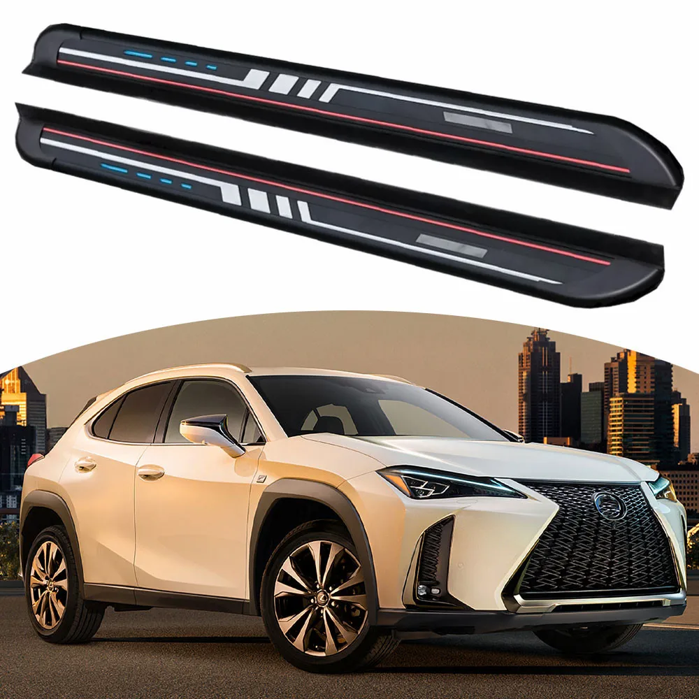 

2 шт. подножки, боковые ступеньки, подходят для Lexus UX 2019-2025, фиксированные педали, Nerf Bars