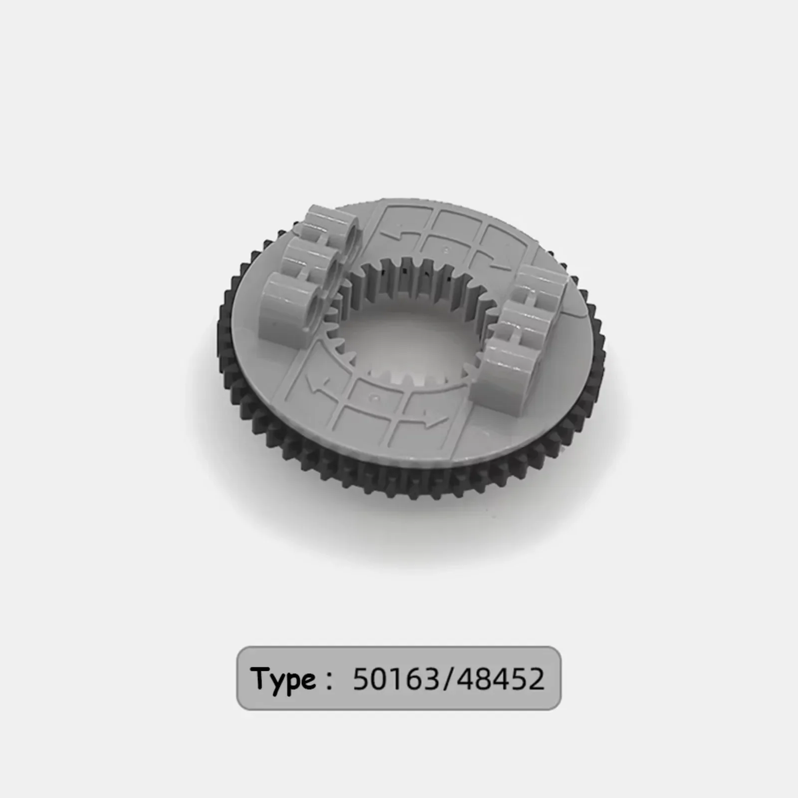 4 Set MOC Mini Giradischi 28/56/60 Denti Mini Fondo Superiore per Blocchi di Costruzione Parti Tecniche 99009+99010 50163+48452 18938+18939