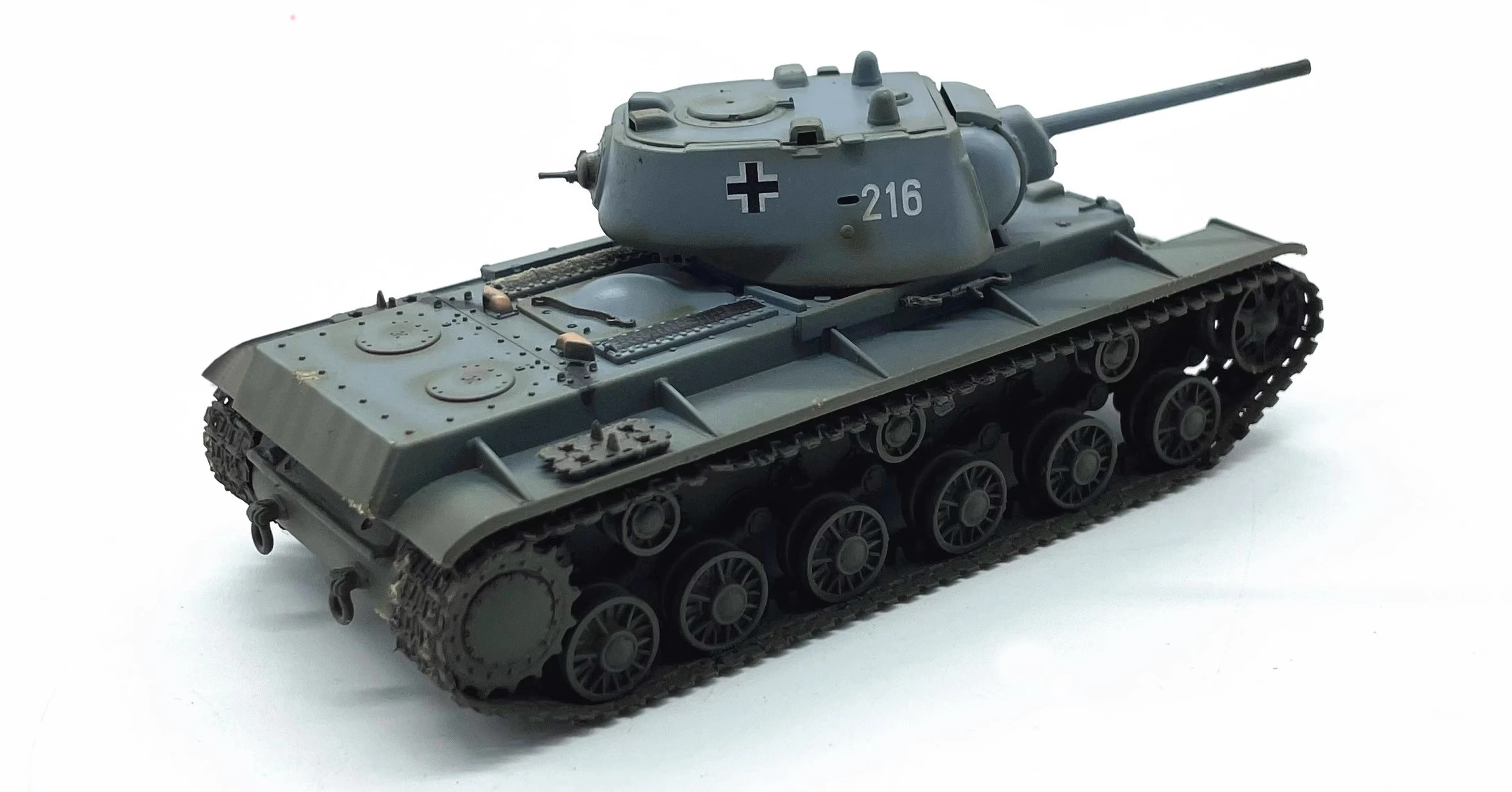 1: 72 36293 German seizure of KV-1 heavy tank model  Finished product collection model