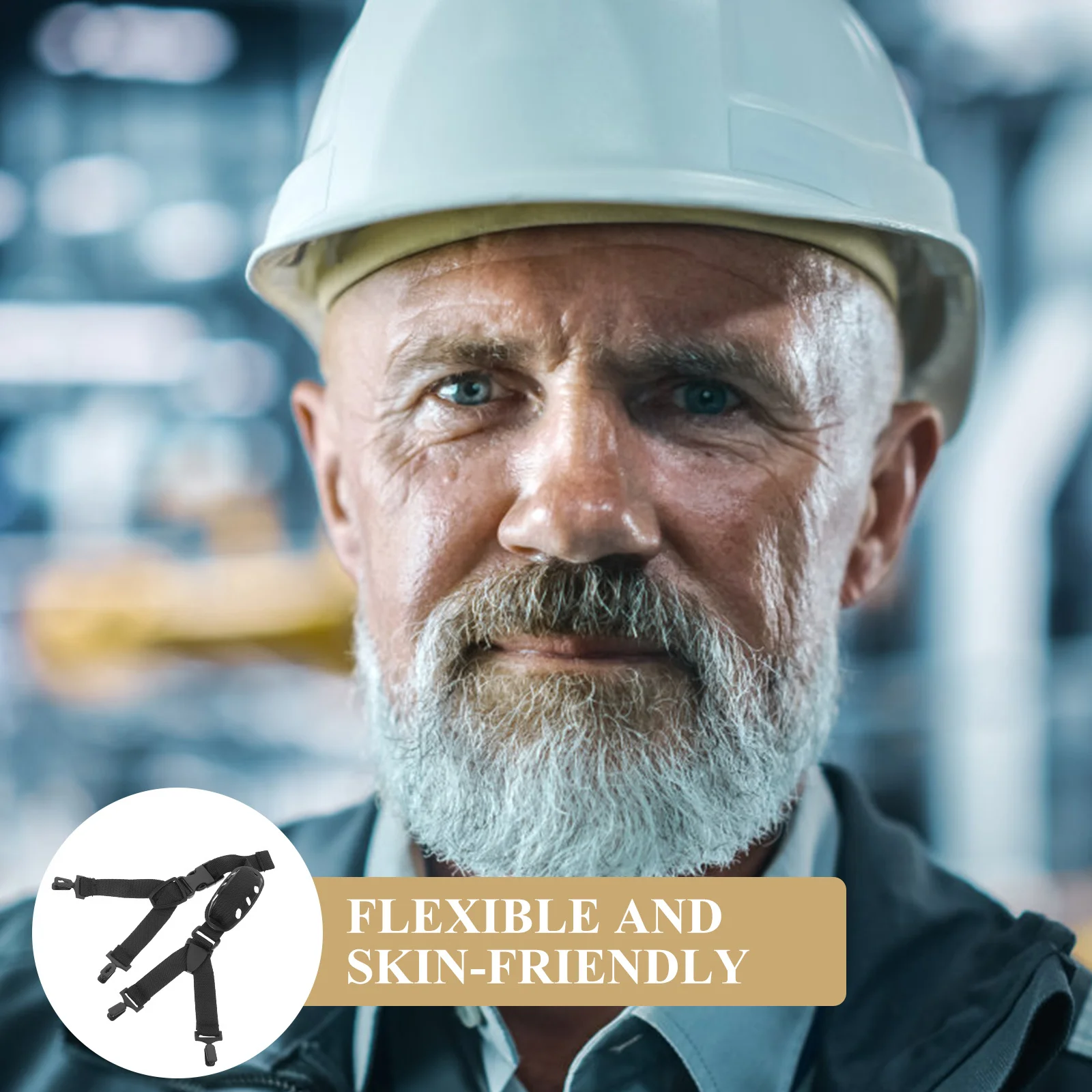 

2Pcs Adjustable Hard Hat Chin Strap Band Replacement Wear-Resistant for Professional Use