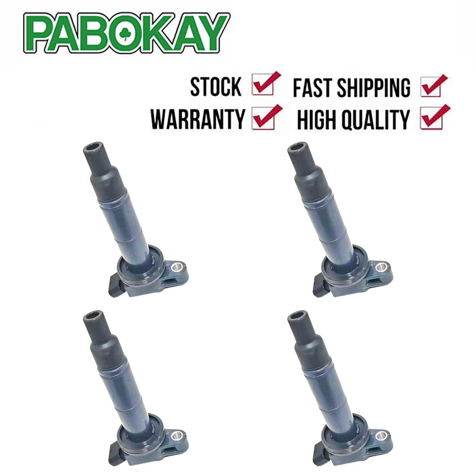 

4 x Ignition Coils for Toyota Camry RAV4 Tarago Avensis 1AZ-FE 2AZ-FE 2.0L 2.4L 90919-02243 90919-02244 90919-02266 673-1307