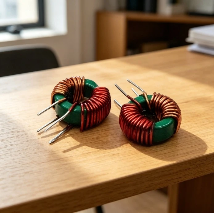 14*9*5 common-mode inductor 2MH 0.7 wire 5A red coil with split winding manganese-zinc toroidal filter choke coil electronic