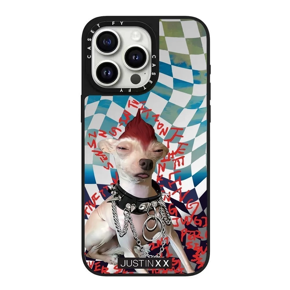 علامة تجارية مشتركة 【فقط في XX حيوان لطيف للحيوانات الأليفة】 حافظة هاتف iPhone 16 ProMax مقاومة للصدمات مناسبة لـ Apple لـ 15/14/13/12 لطيفة ومضحكة