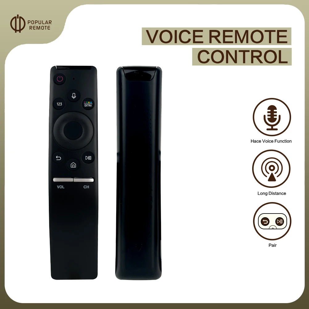 Voice TV Remote Controls Use For Samsung BN59-01266A BN59-01298H BN59-01330 RM-G1800 Suit For QLED HD 4K Smart TVs