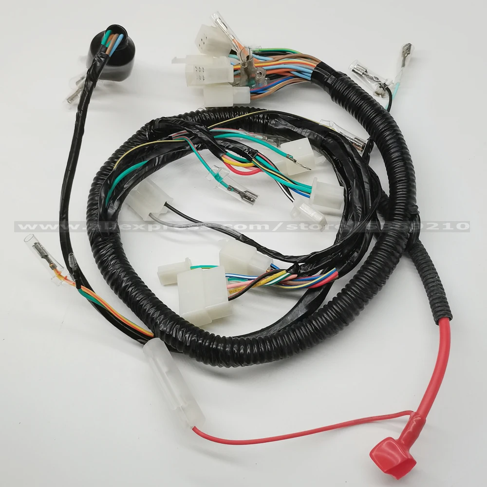 Motorcycle Electric Full Assembly Spare Parts Entire Vehile Cable Wire Line For Honda 125cc CG 125 CG125 ZJ125