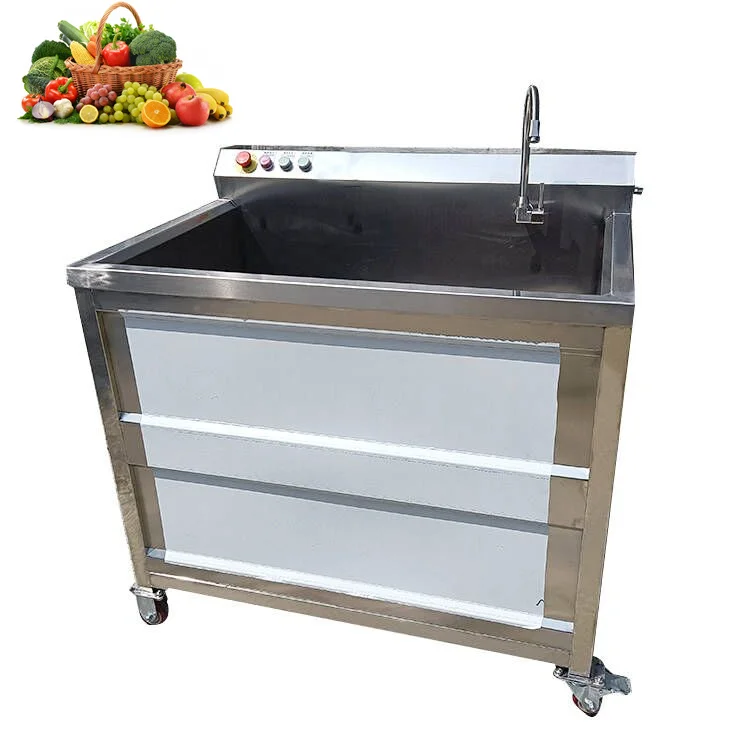 Industrial Fruit Vegetable Washer with Waste Residue Separator for Food Processing Workshop