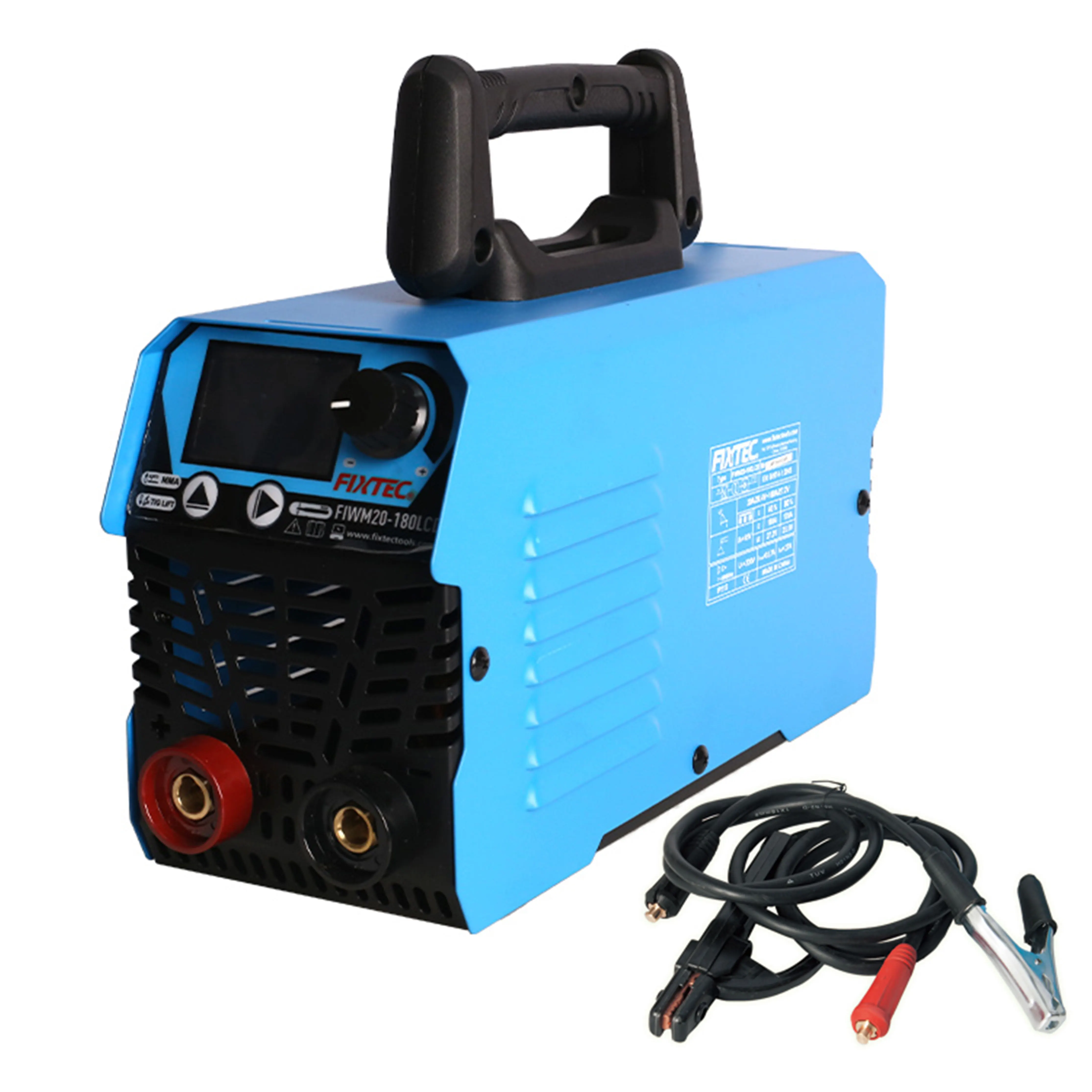 Máquina de Soldar FIXTEC de Alta Calidad, Ahorro de Energía, Portátil, Pequeña, de Alta Potencia 10-180a, Máquina de Soldar MMA
