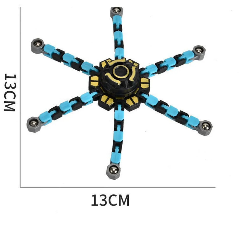 3PCS Transformable Fidget Spinners Stress Relief Sensory Toys Fingertip Gyros Spinner for ADHD Autism Kids Adults Party Favors
