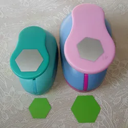 Hexagon Punch Paper Cutter Crafts Scrapbook Embossing Device Kid Hole Punches Cortador De Papel