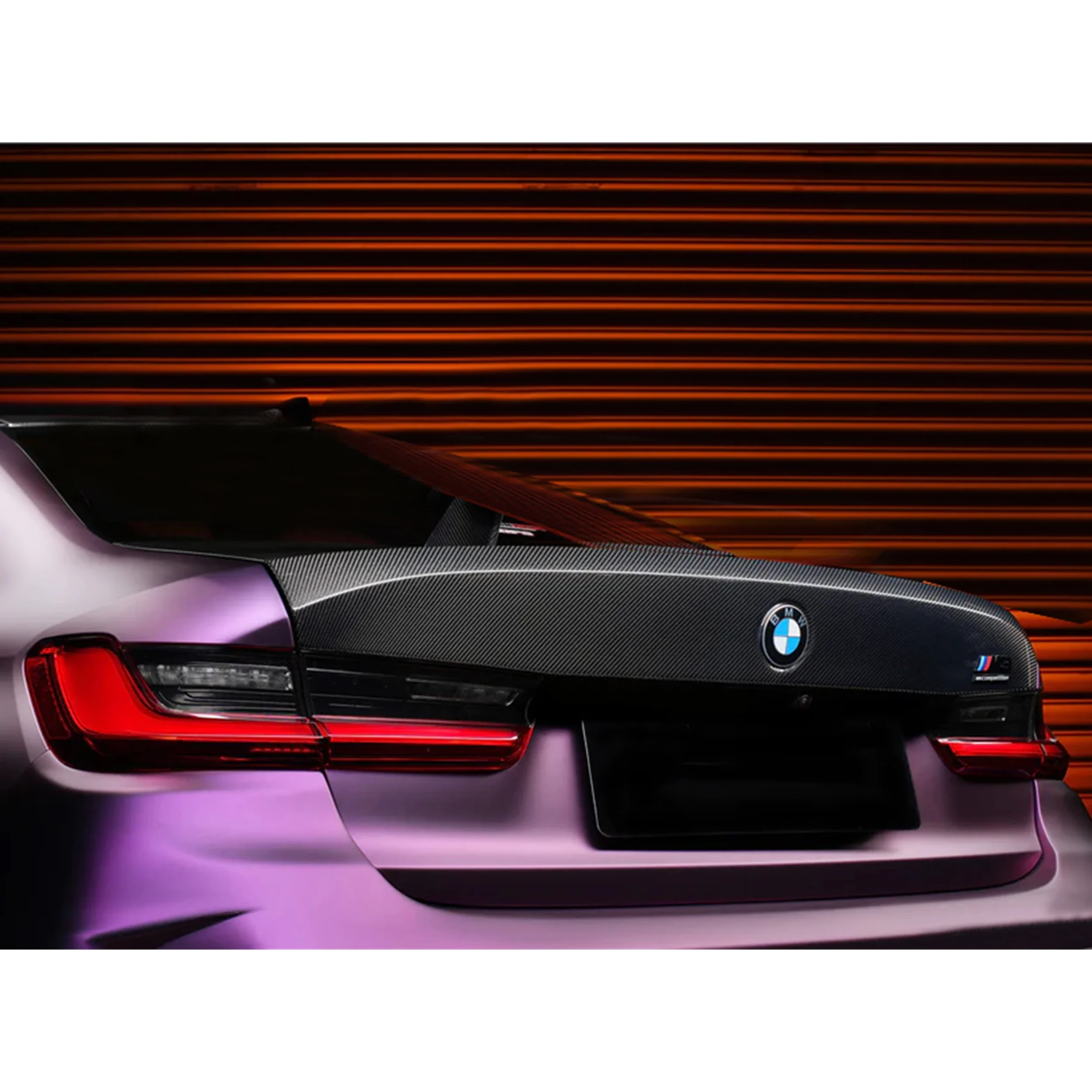 High Quality Carbon Fiber OEM Style Trunk Lid Cover For BMW 3 Series G20 G80 M3 2020+ Car Replacement Rear Trunk Lid